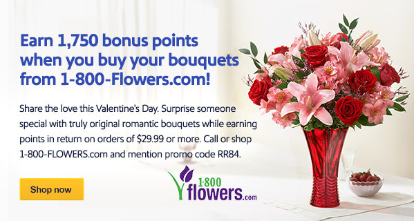 Earn 1,750 Southwest Points for Buying Flowers