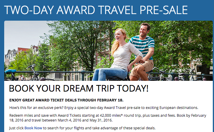 two day award travel