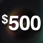 $500