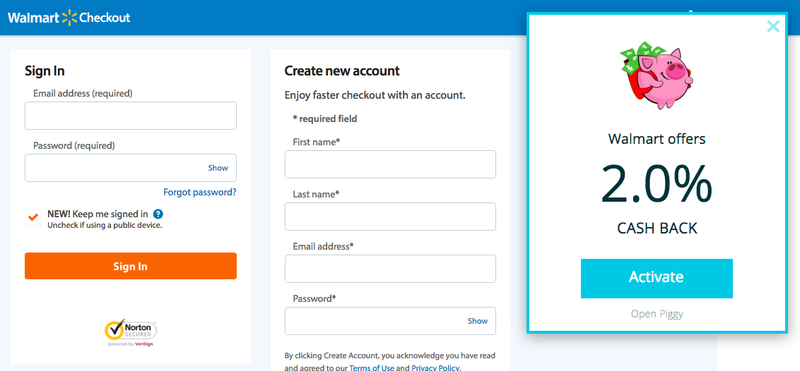 Automatic Coupons and Cash Back with the Shopping Portal Piggy Deals
