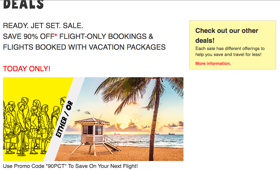 90 off Spirit Airline Flights TODAY ONLY Deals We Like