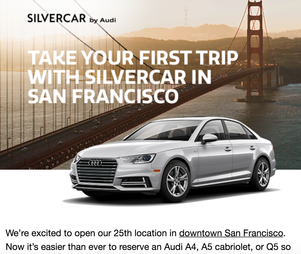 Silvercar is Coming to San Francisco!