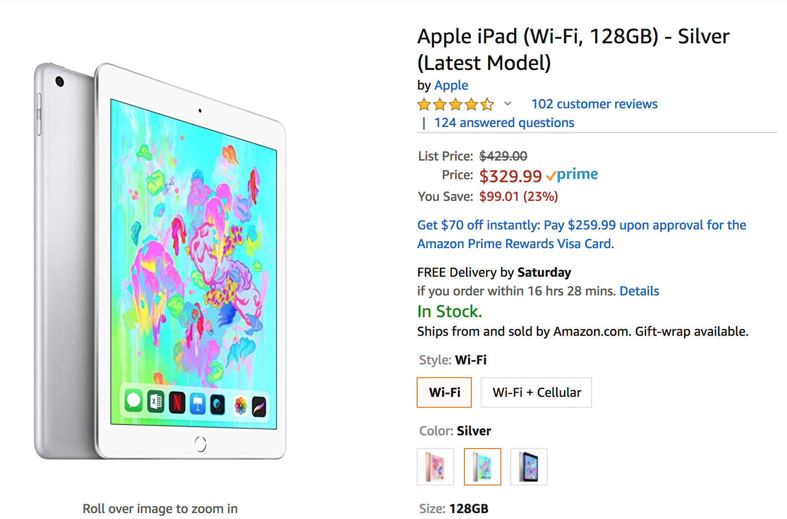 The Apple iPad Wi-Fi 128GB Version is Now Discounted Too — As Low as