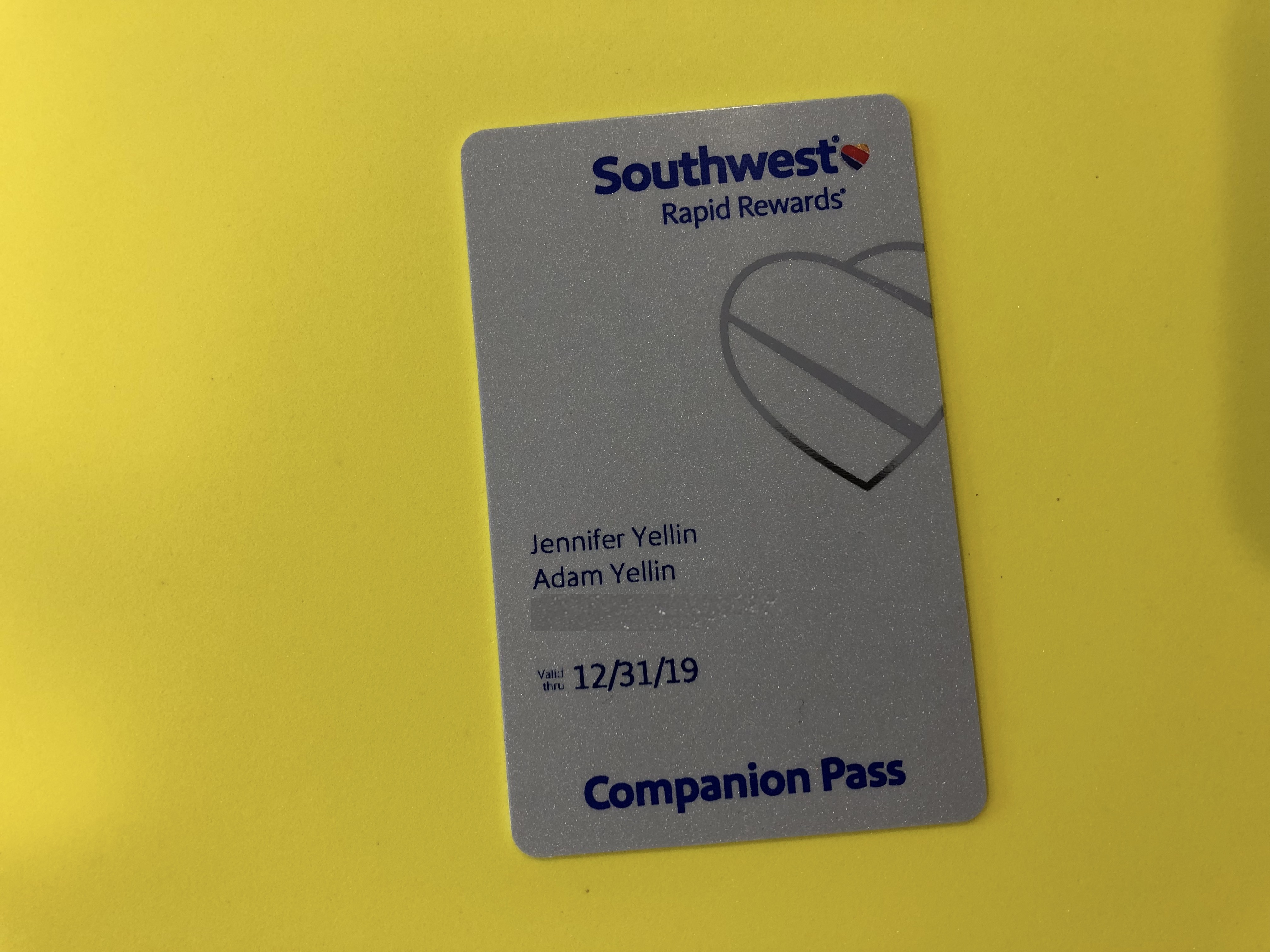 southwest airlines companion pass designation