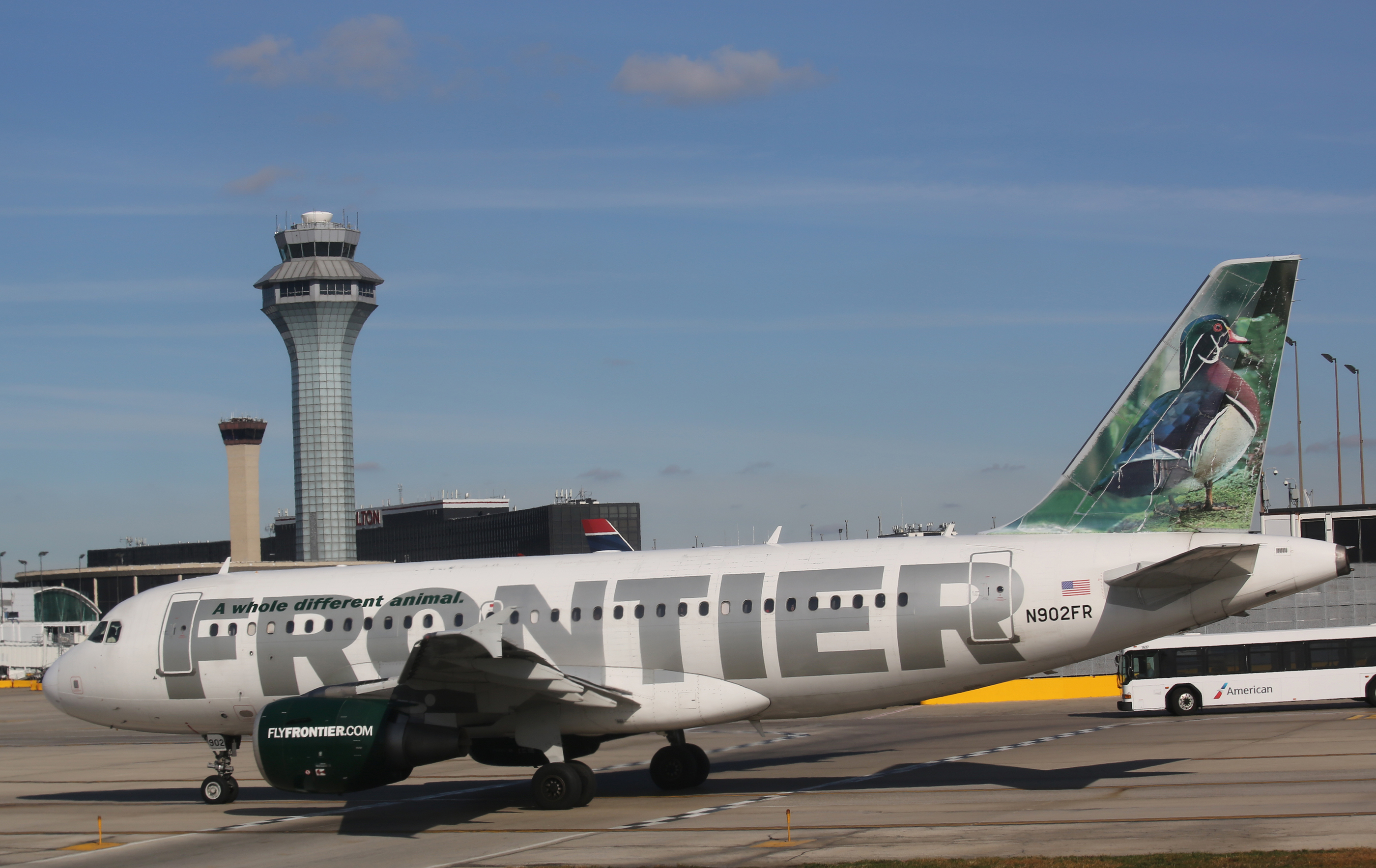 Frontier Airlines, Airplane