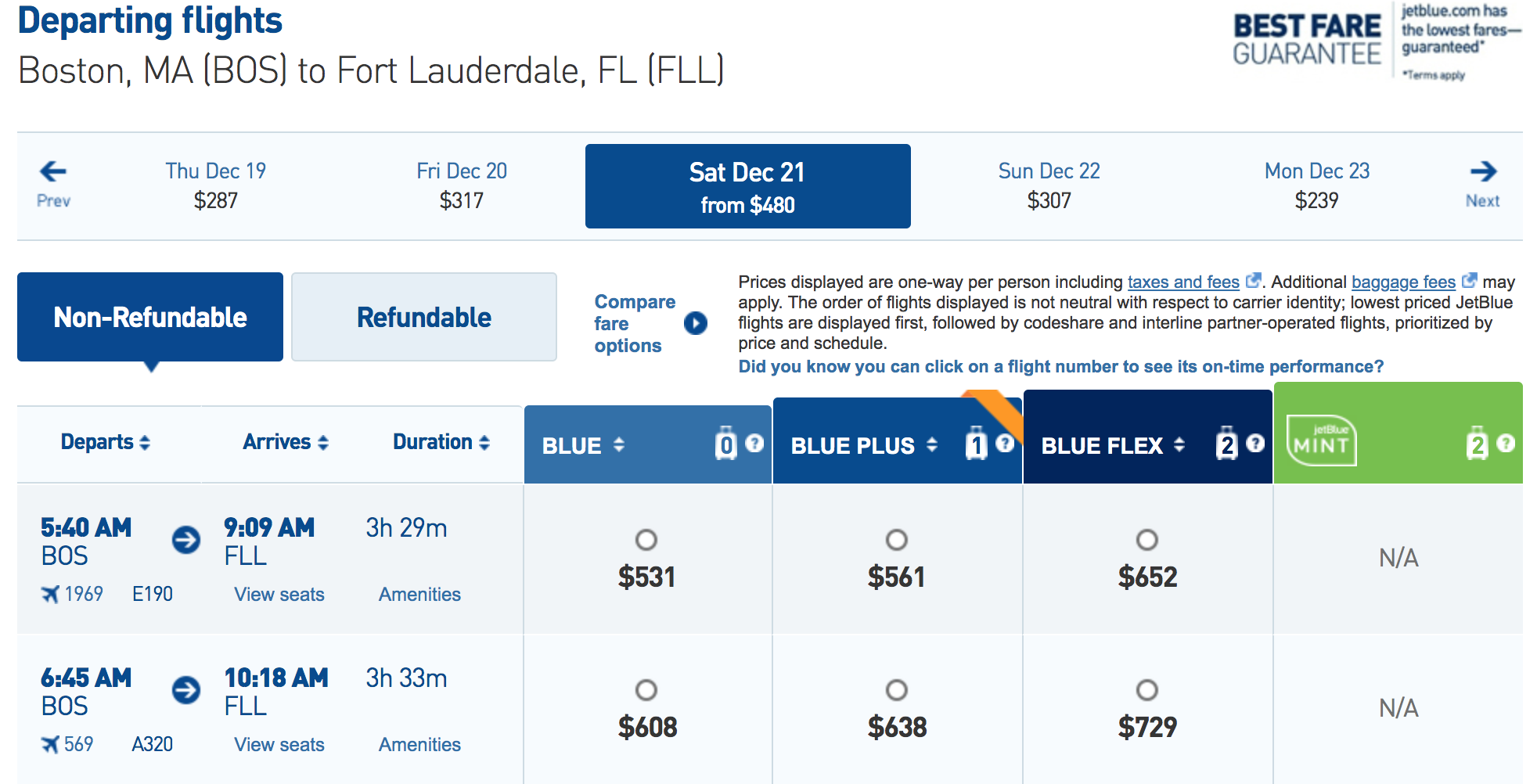 Ridiculously Cheap Flight from Boston to Miami for Christmas Vacation Deals We Like