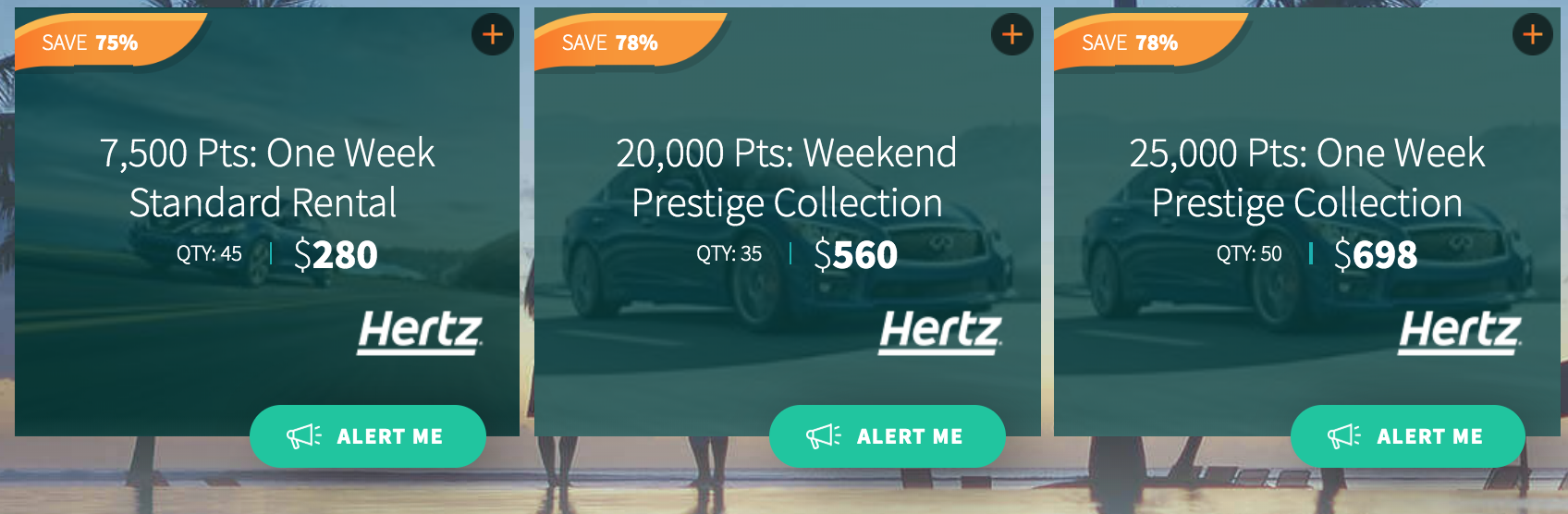 Purchase Hertz Points at a Huge Discount Deals We Like
