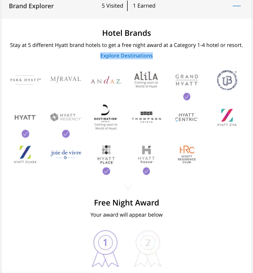 Earn Three Free Nights with Hyatt Brand Explorer Awards