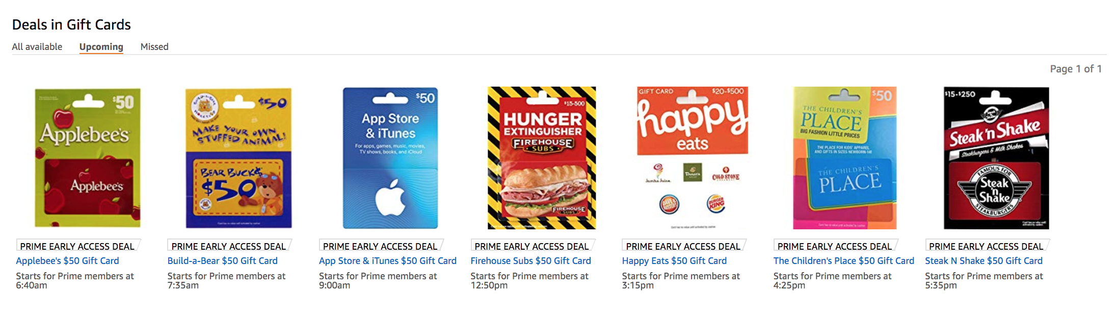 Cyber Monday Deal: 20% off Many Third-Party Gift Cards at Amazon - Deals We Like
