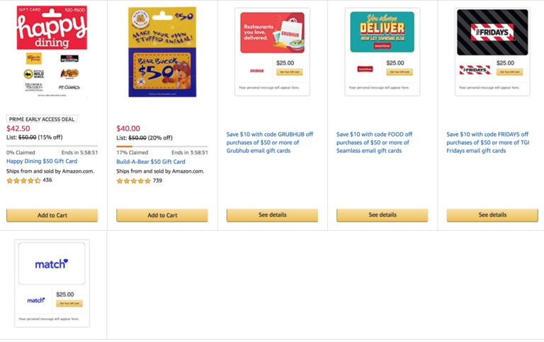 Score a great deal with discounted Amazon gift cards