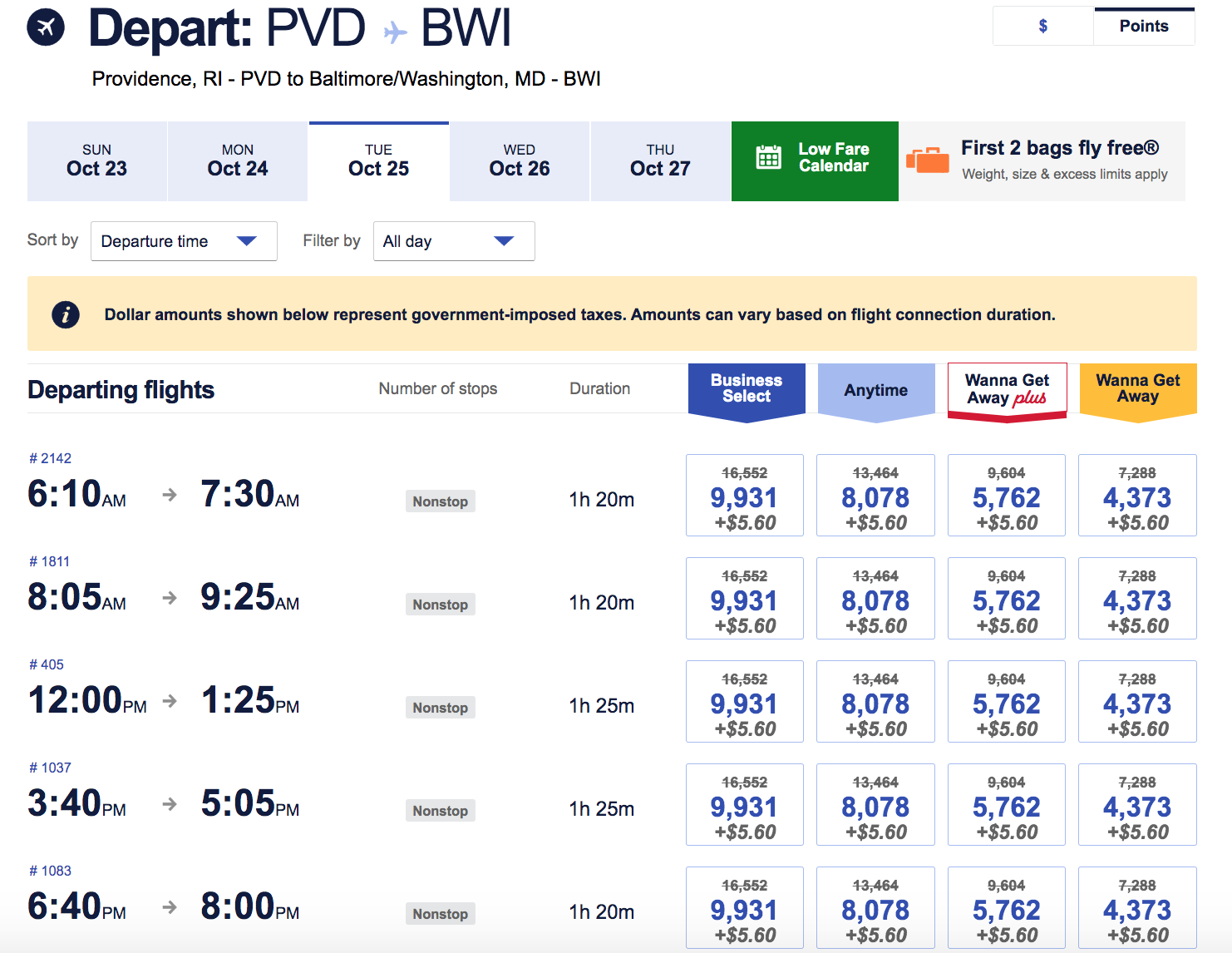 Cheap Southwest Airline Flights with this Southwest Fare Sale