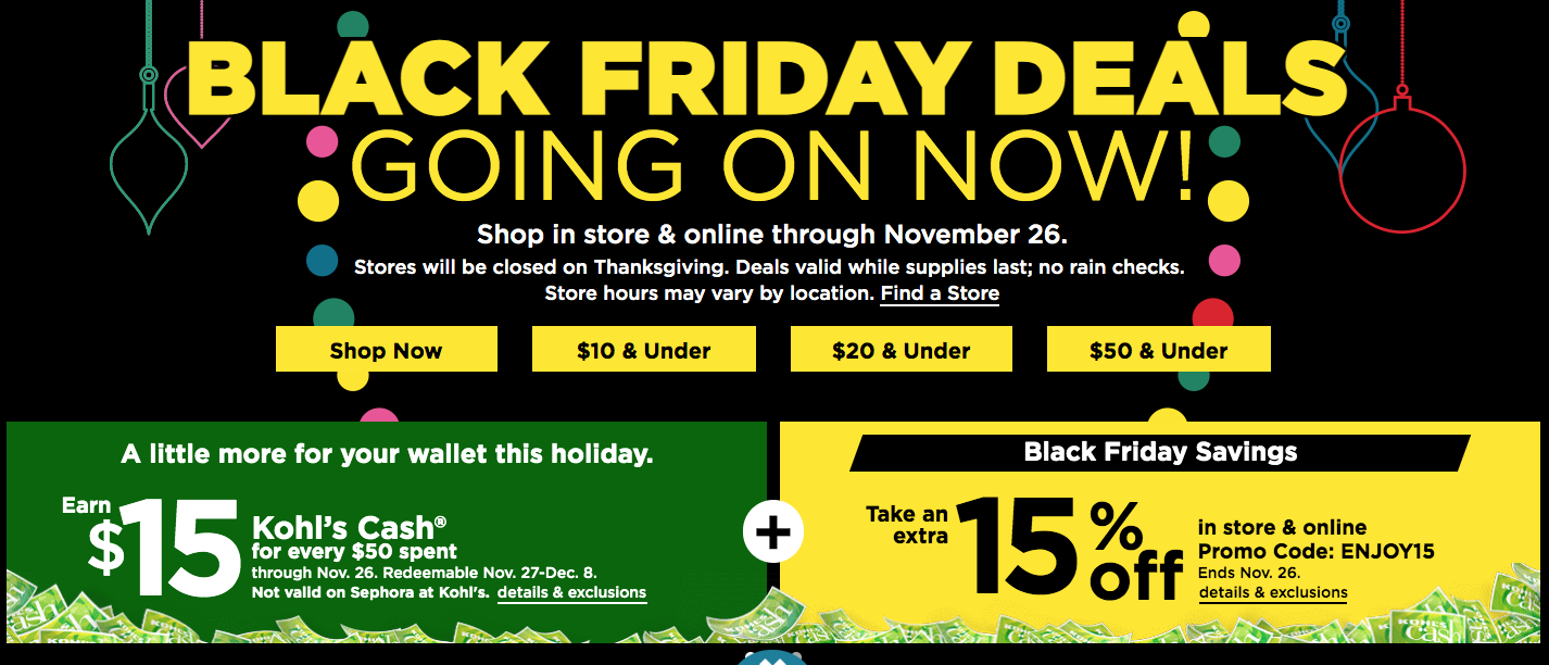 Black Friday Success: My experience making money and giving back with Kohl's  - Deals We Like