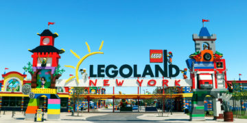 a sign at a entrance to a building