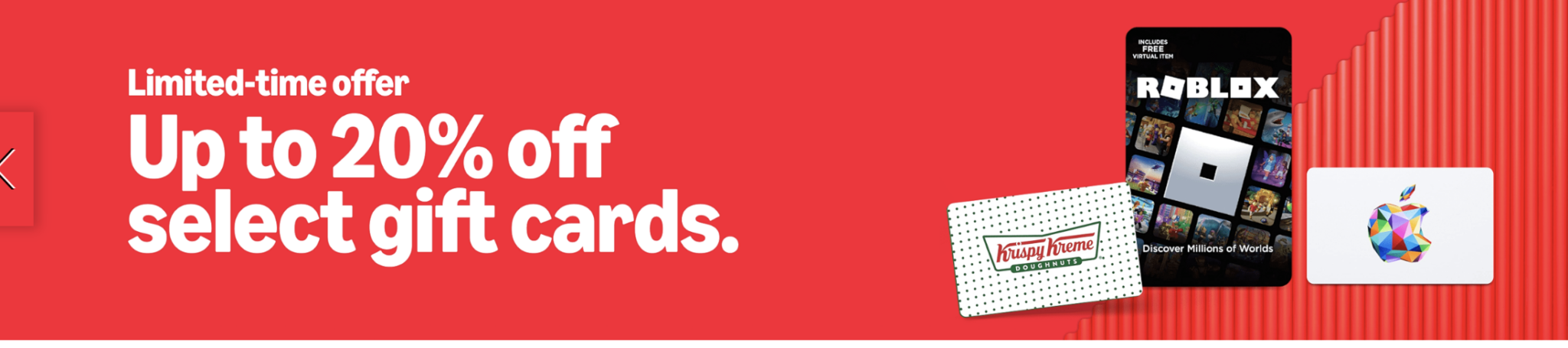 a red background with white text